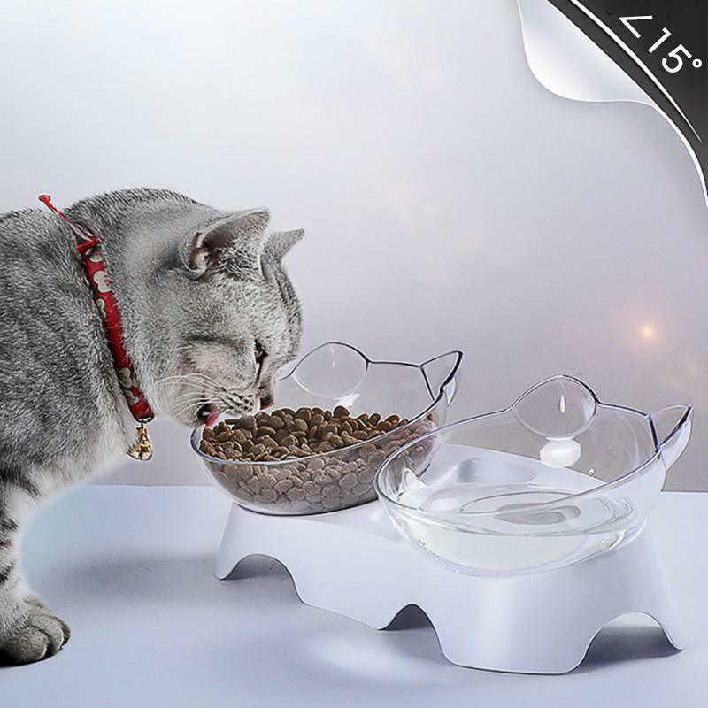 Elevatemeow - The Ultimate Tilted Pet Feeder Cat Bowl