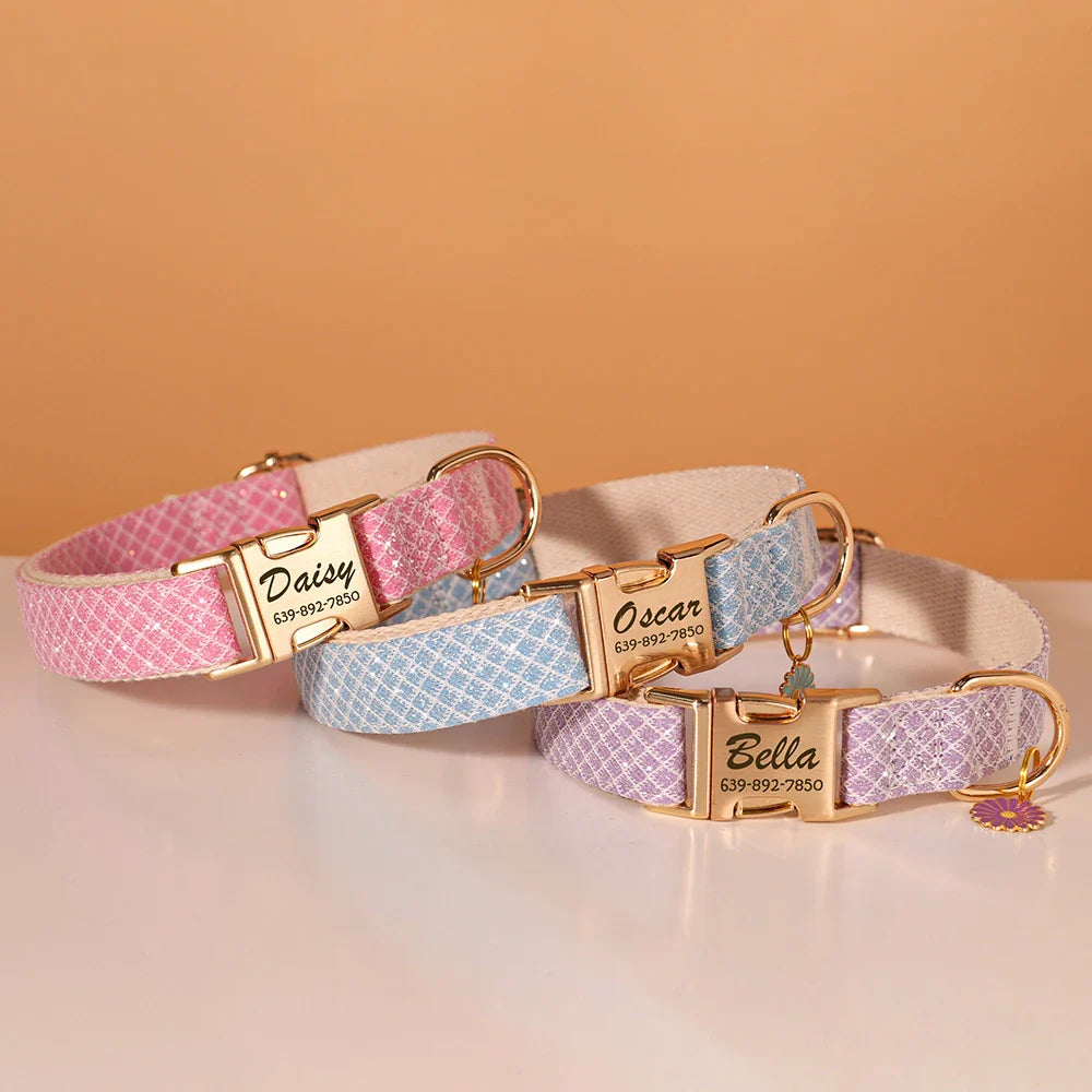 Custom Dog Collar Bling with Free Engraving