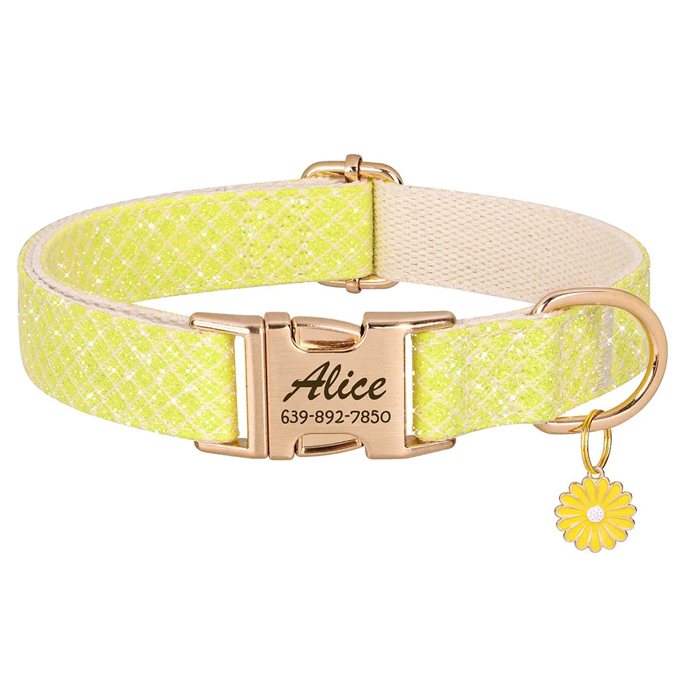 Custom Dog Collar Bling with Free Engraving